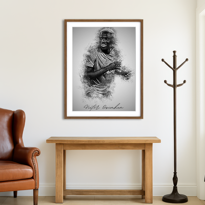 AUTO-MOCKUP ROOM | Victor Osimhen Wall Art