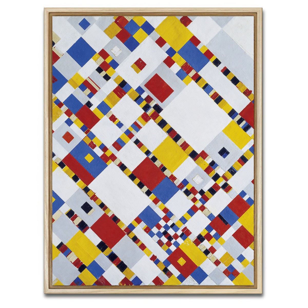 AUTO-MOCKUP WHITE | Victory Boogie Woogie | 1 Piece | Natural Framed Canvas | group=3x4