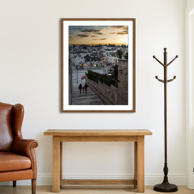 AUTO-MOCKUP ROOM | View of Alberobello Wall Art
