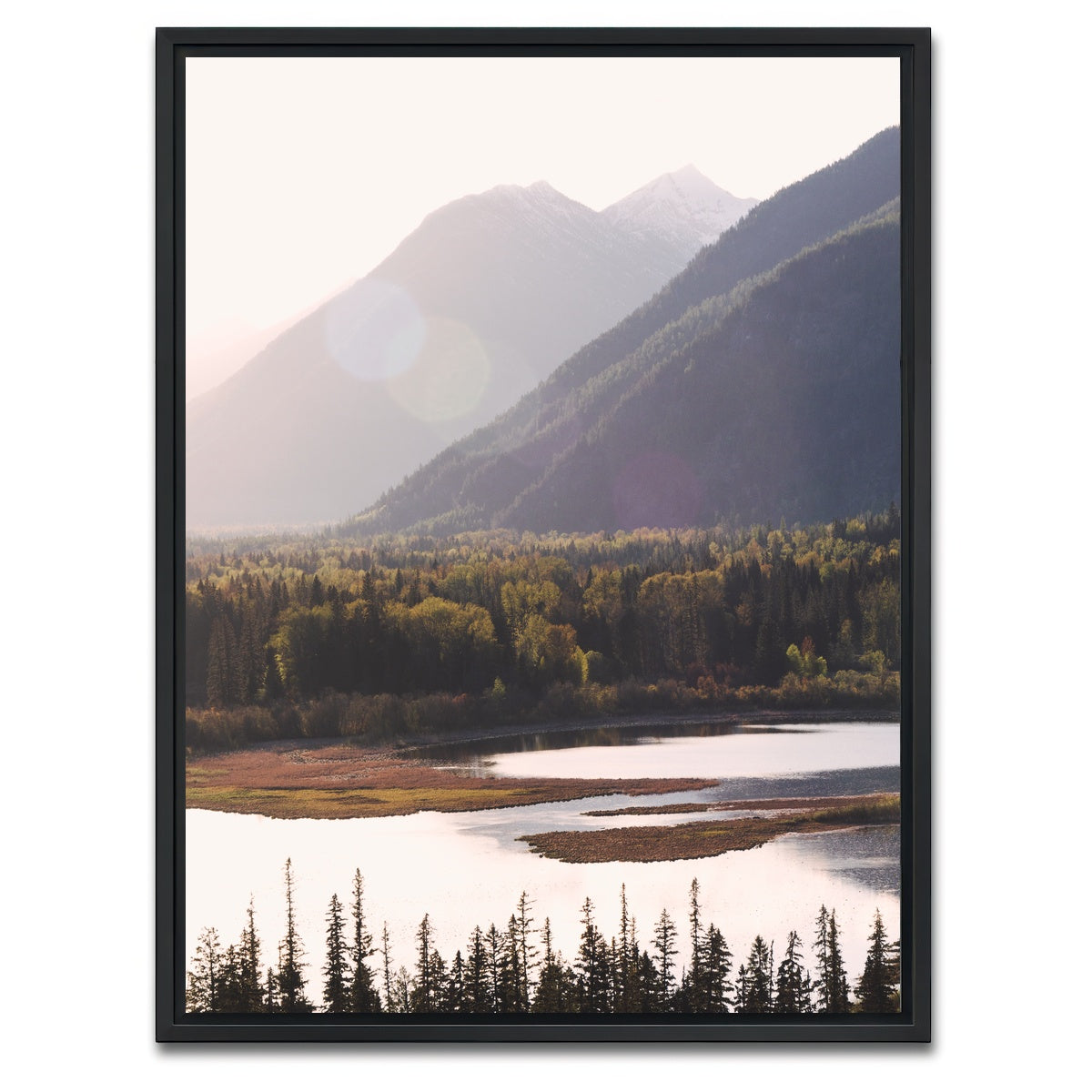 AUTO-MOCKUP WHITE | View of St. Mary's | 1 Piece | Black Framed Canvas | group=3x4