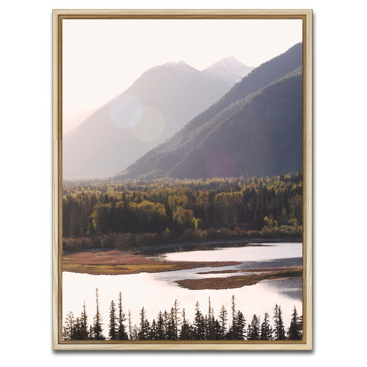 AUTO-MOCKUP WHITE | View of St. Mary's | 1 Piece | Natural Framed Canvas | group=3x4