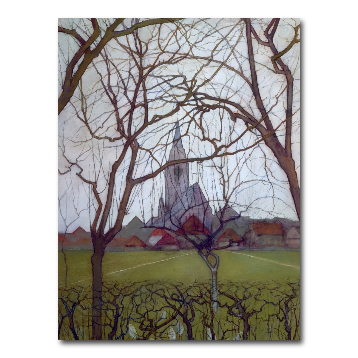 AUTO-MOCKUP WHITE | Village Church | 1 Piece | Gallery Wrap Canvas | group=3x4