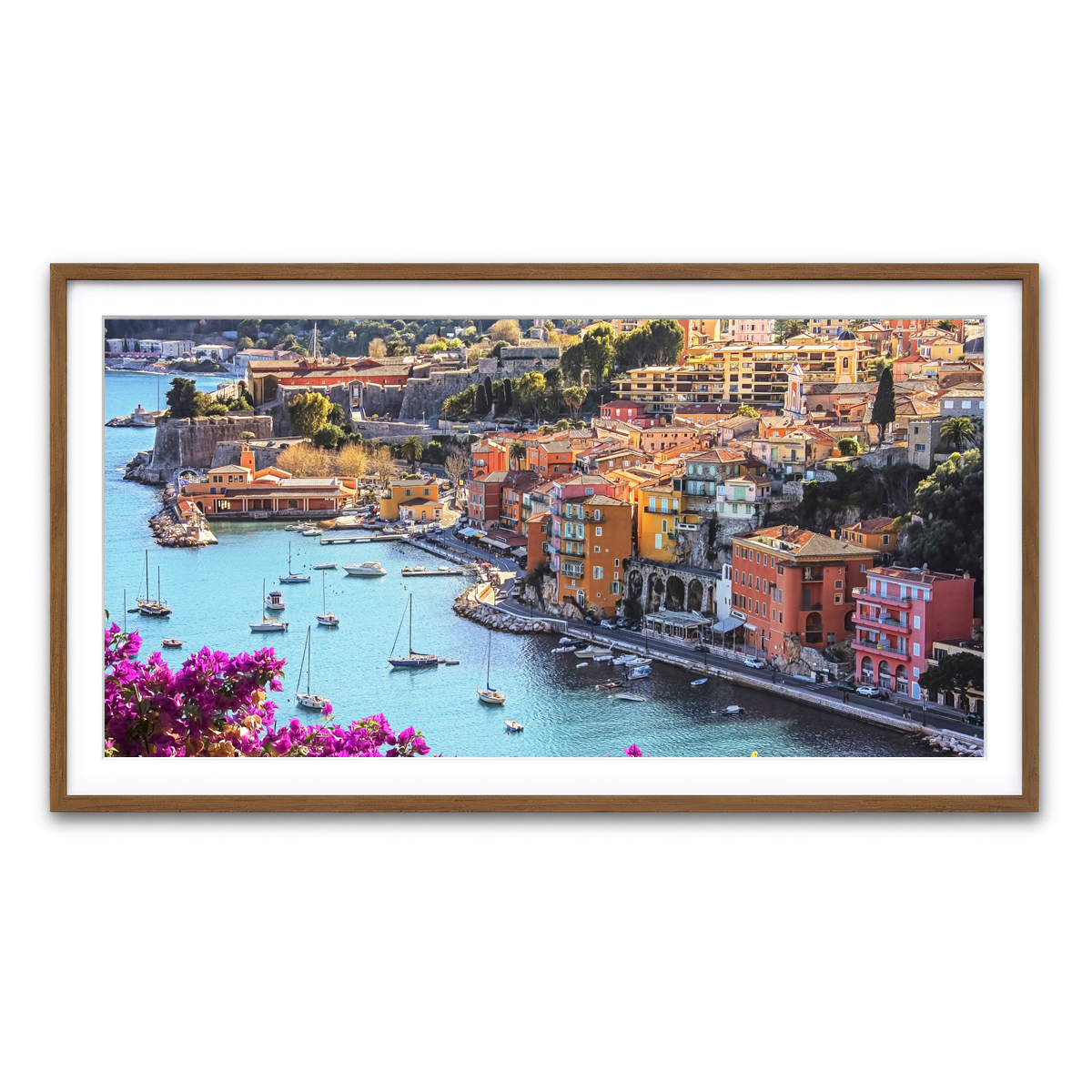 Framed Print 2x1 Walnut