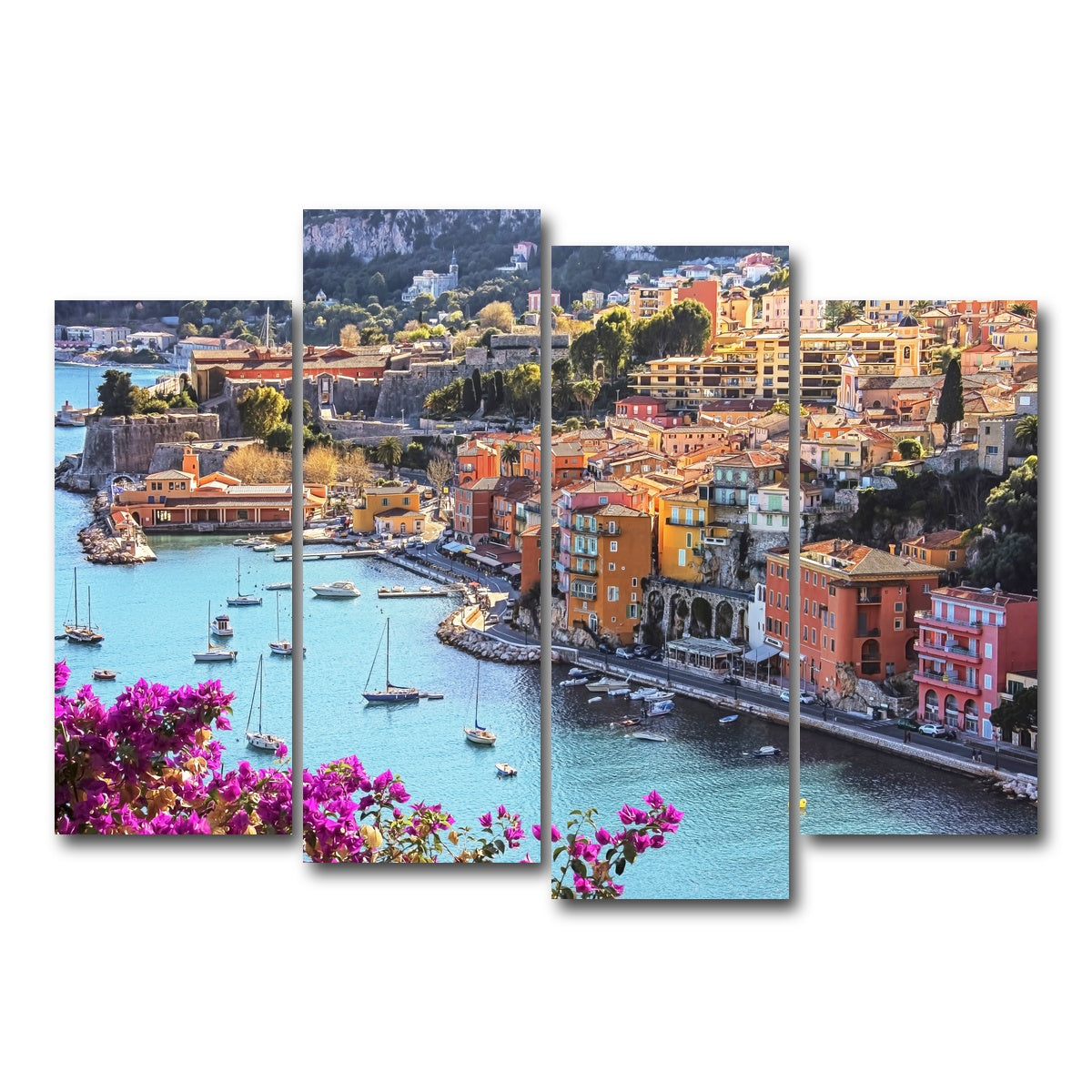 AUTO-MOCKUP WHITE | Villefranche | 4 Piece | Gallery Wrap Canvas | group=4_normal