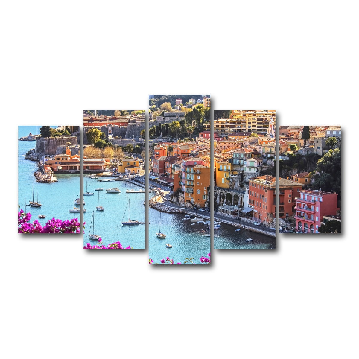 AUTO-MOCKUP WHITE | Villefranche | 5 Piece | Gallery Wrap Canvas | group=5_normal