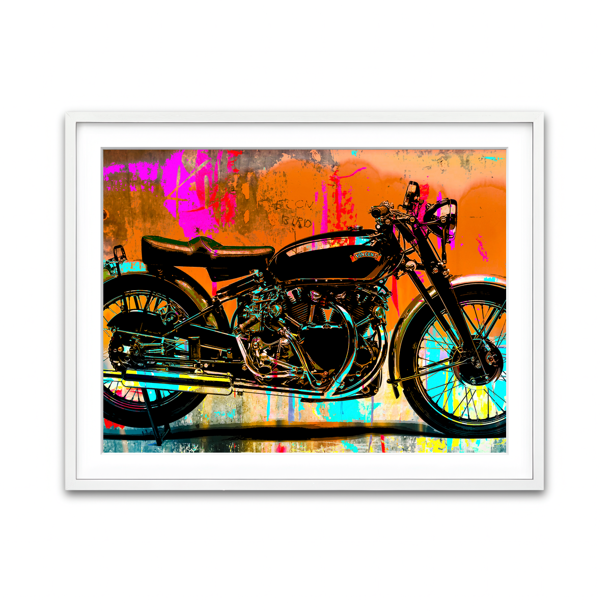 Framed Print 4x3 White