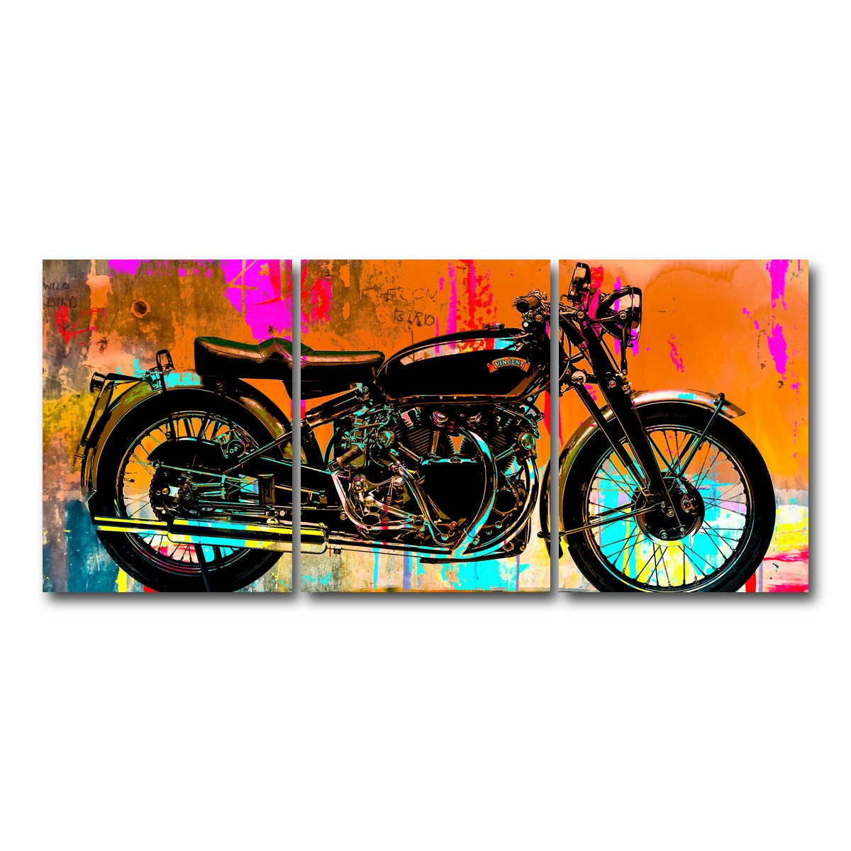 AUTO-MOCKUP WHITE | Vincent Black Shadow | 3 Piece | Gallery Wrap Canvas | group=18x24