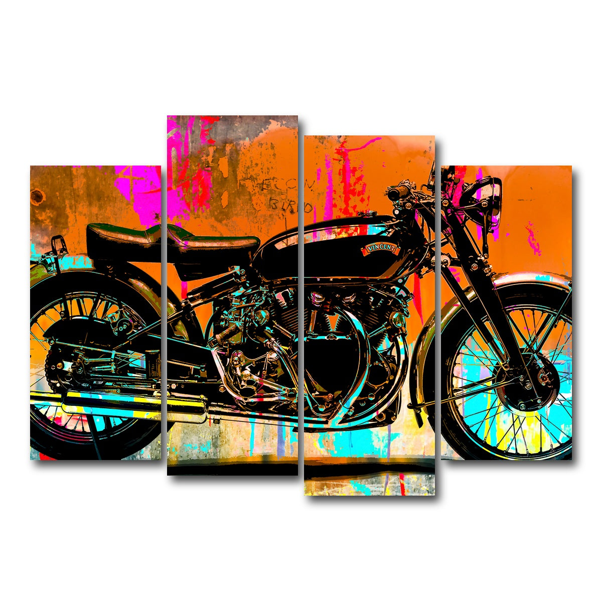 AUTO-MOCKUP WHITE | Vincent Black Shadow | 4 Piece | Gallery Wrap Canvas | group=4_normal