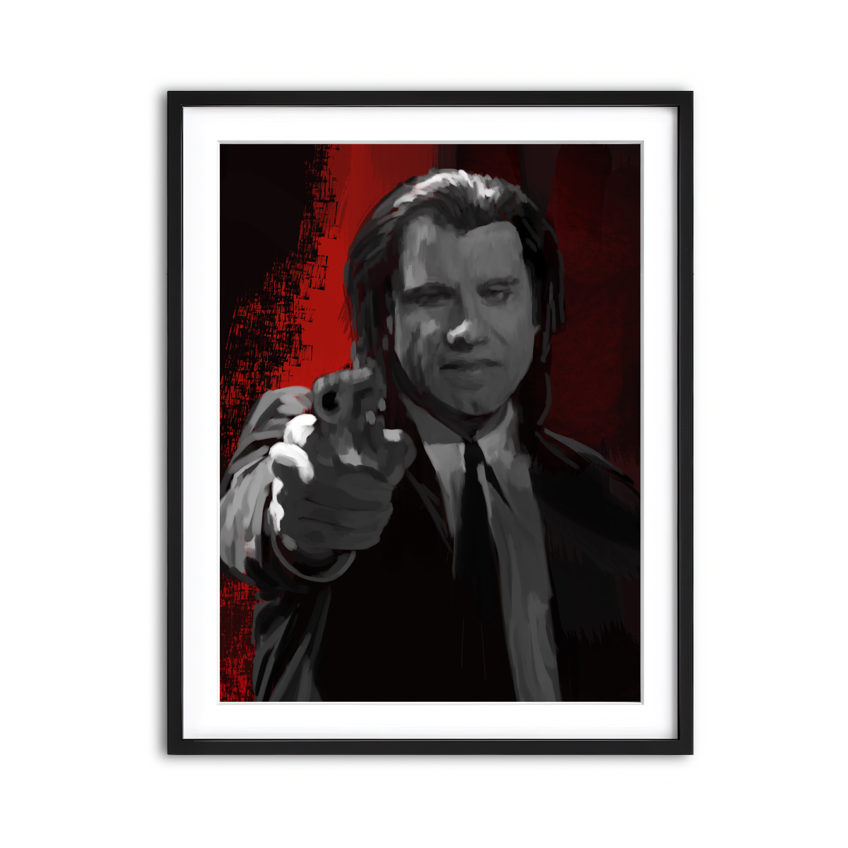 Framed Print 3x4 Black