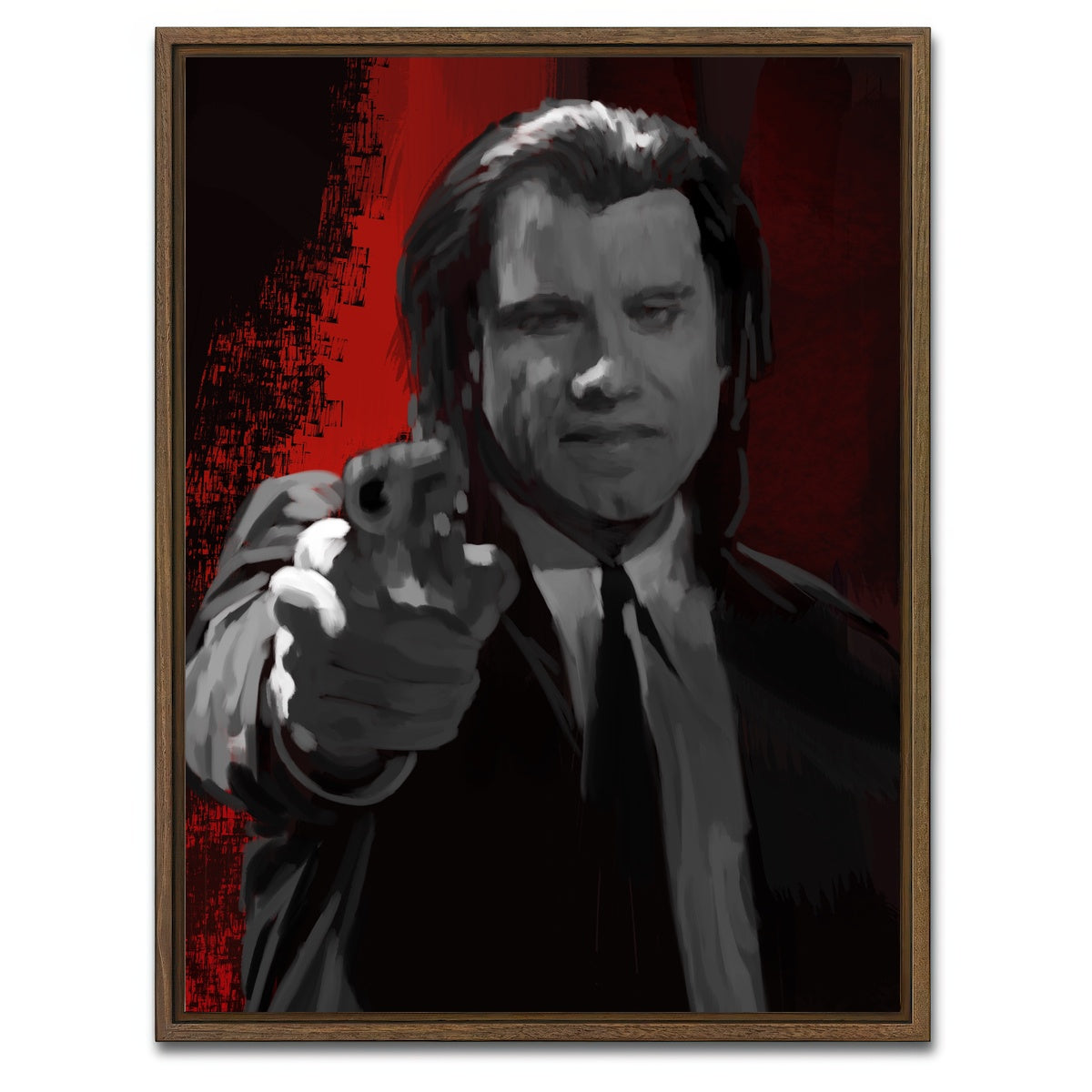 AUTO-MOCKUP WHITE | Vincent Sees Red | 1 Piece | Walnut Framed Canvas | group=3x4