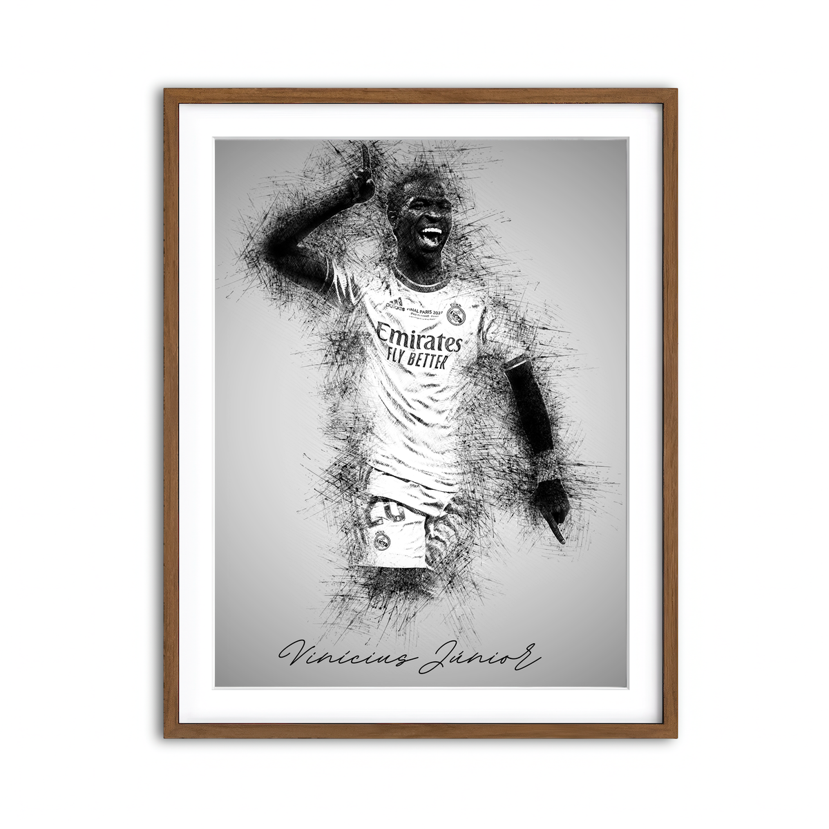 Framed Print 3x4 Walnut