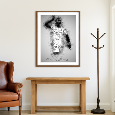 AUTO-MOCKUP ROOM | Vinicius Junior Wall Art