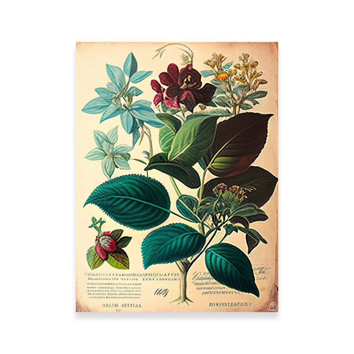 Vintage Botanical Print Series 1