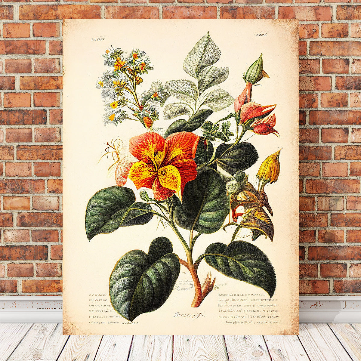 Vintage Botanical Print Series 2 Wall Art