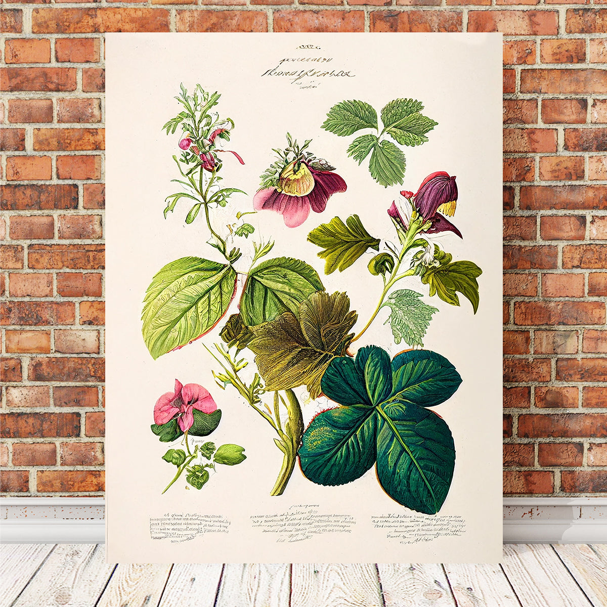 Vintage Botanical Print Series 6