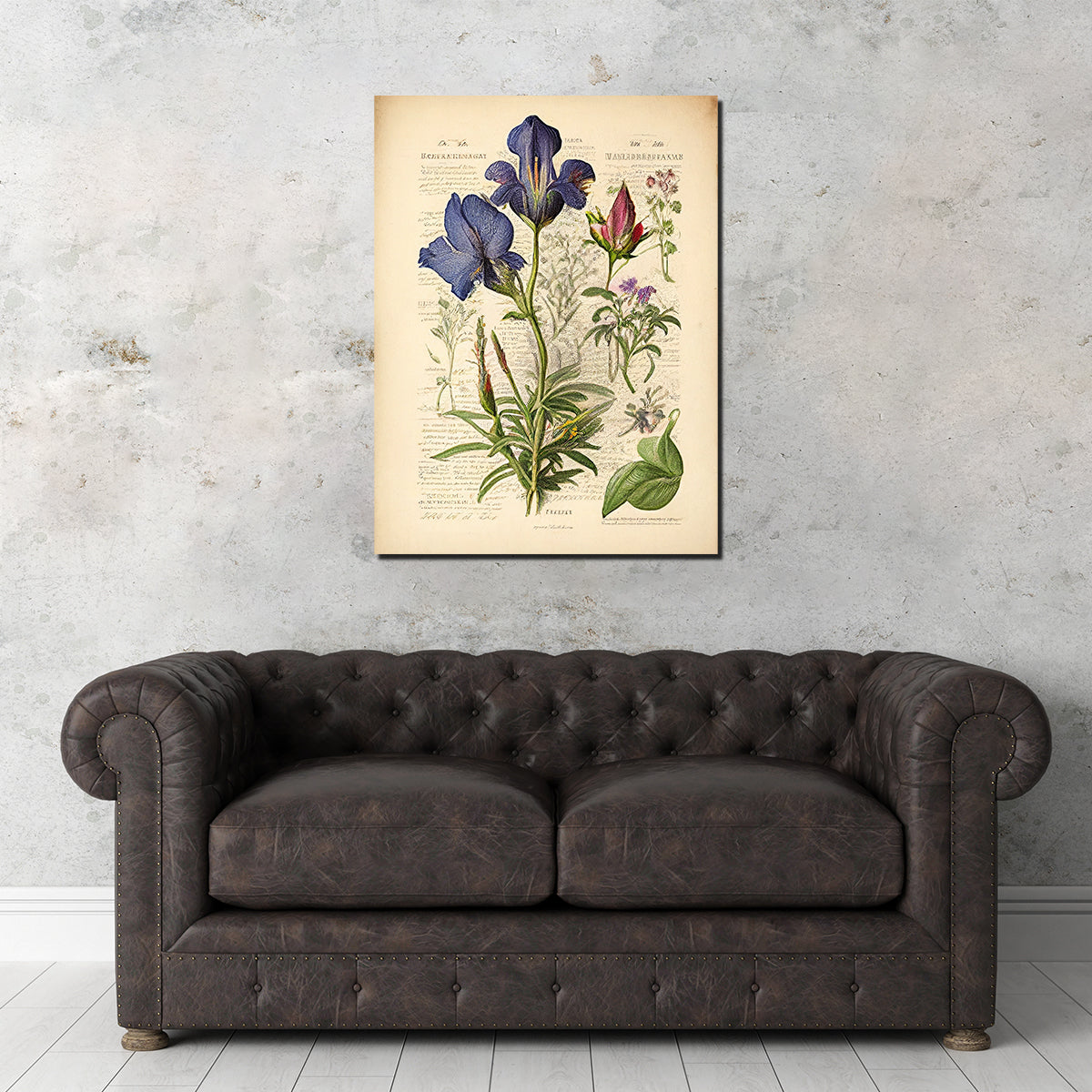 Vintage Botanical Print Series 7 Wall Art