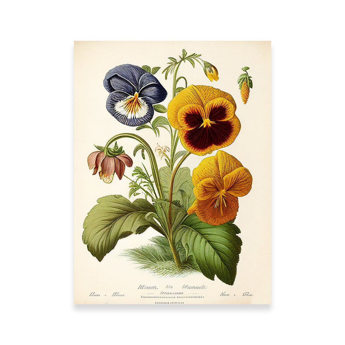 Vintage Botanical Print Series 9 Wall Art