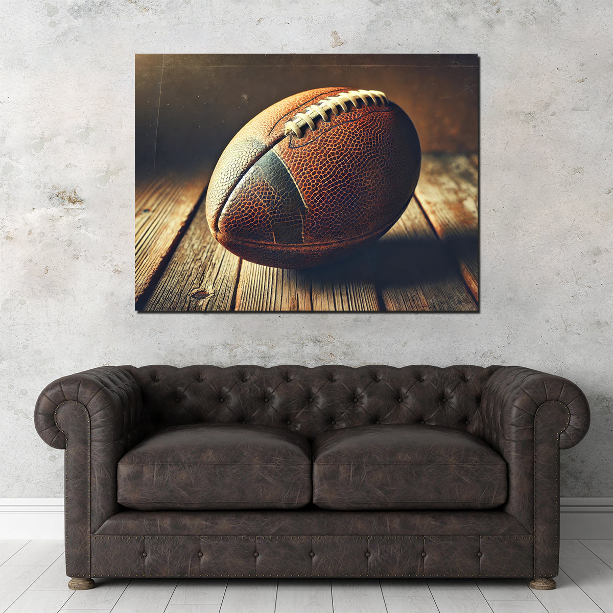 Vintage Football Wall Art