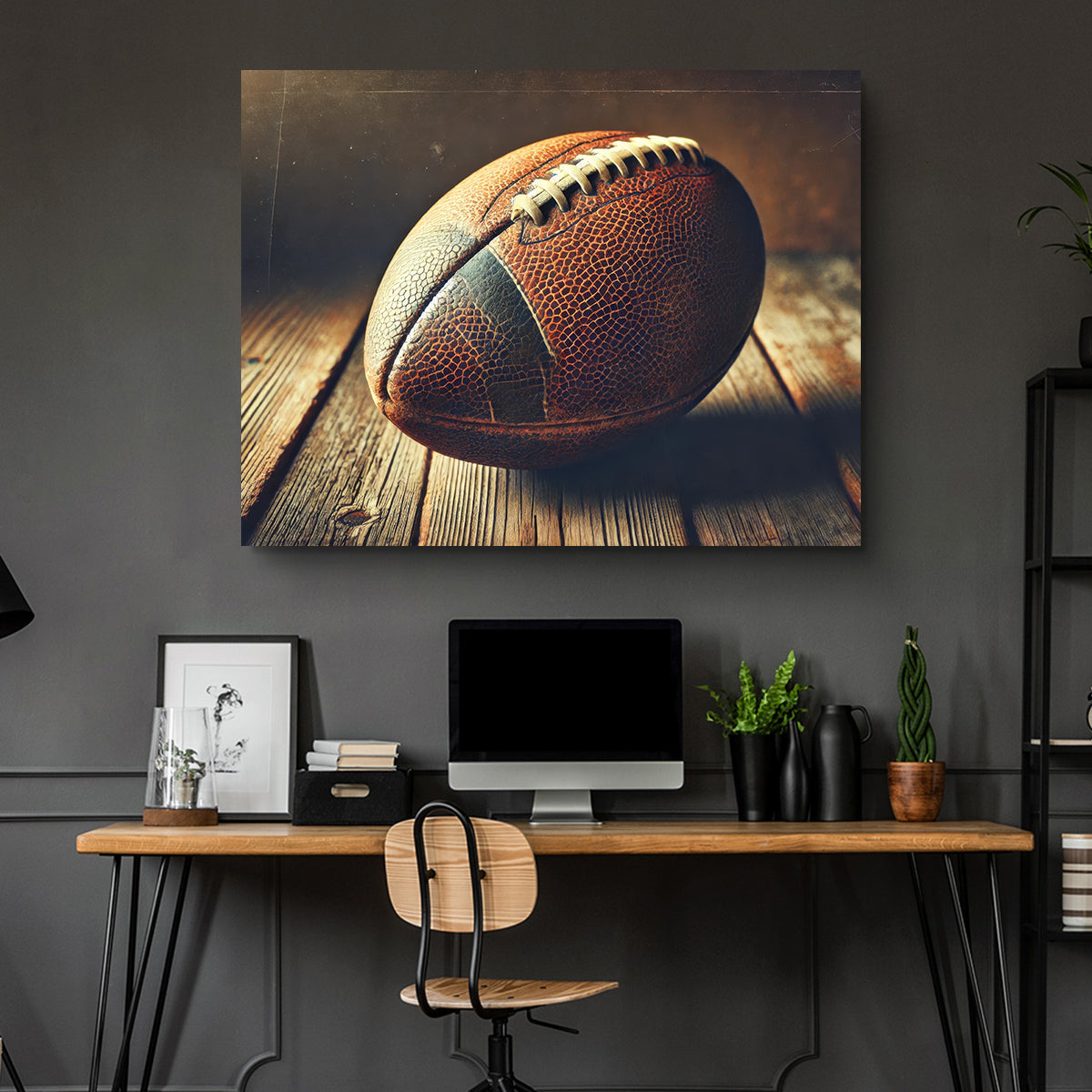 Vintage Football Wall Art