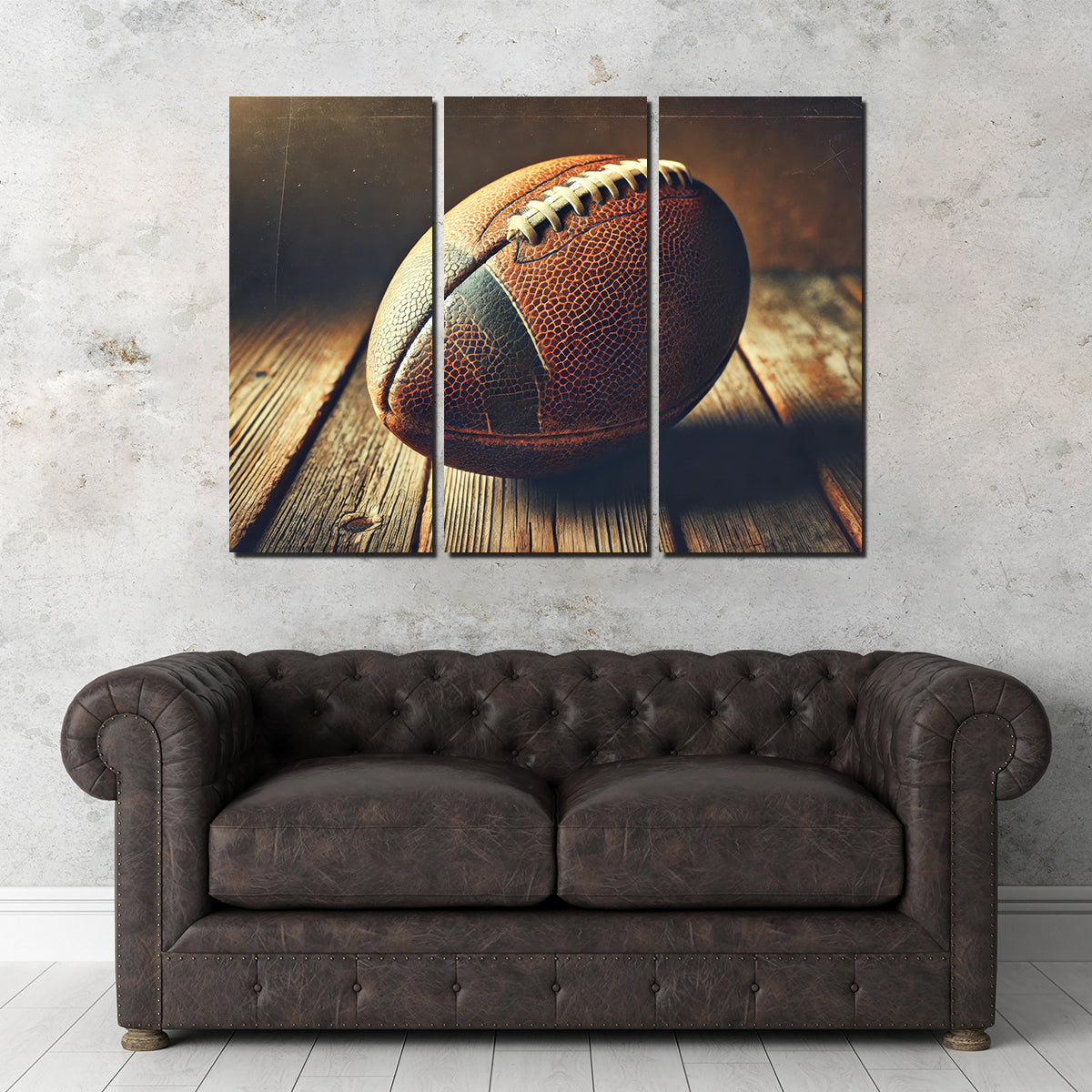 Vintage Football Wall Art