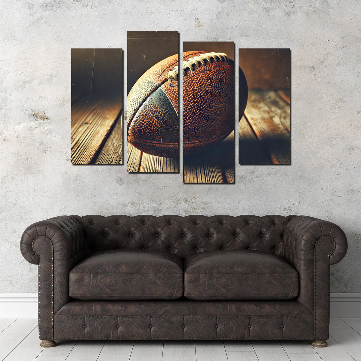 Vintage Football Wall Art