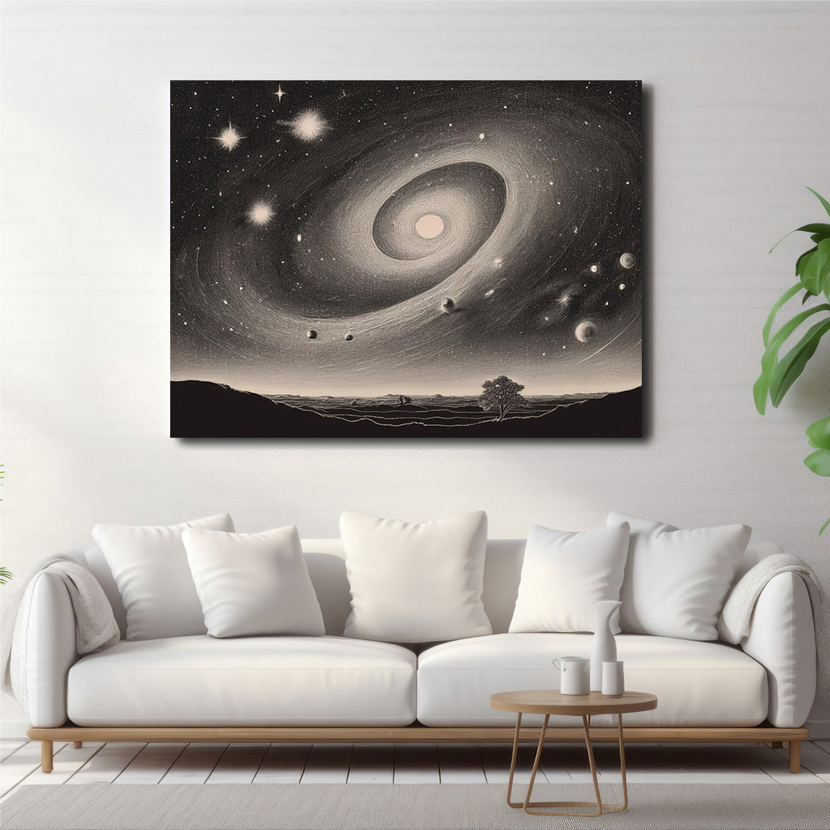 Vintage Galxy Art Wall Art