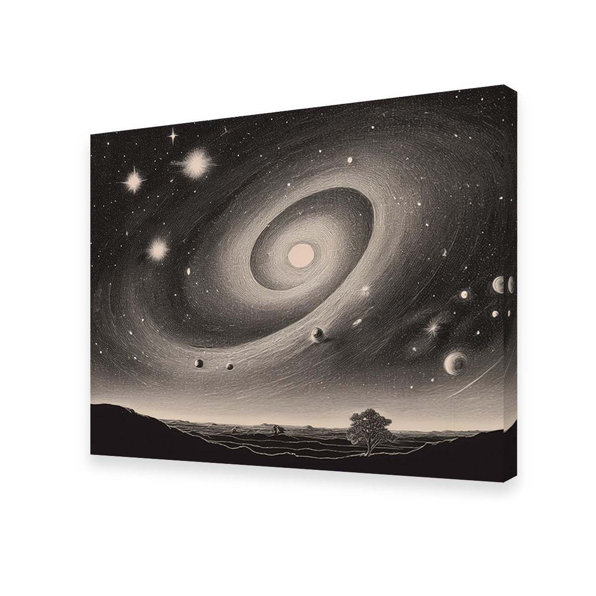 Vintage Galxy Art Wall Art
