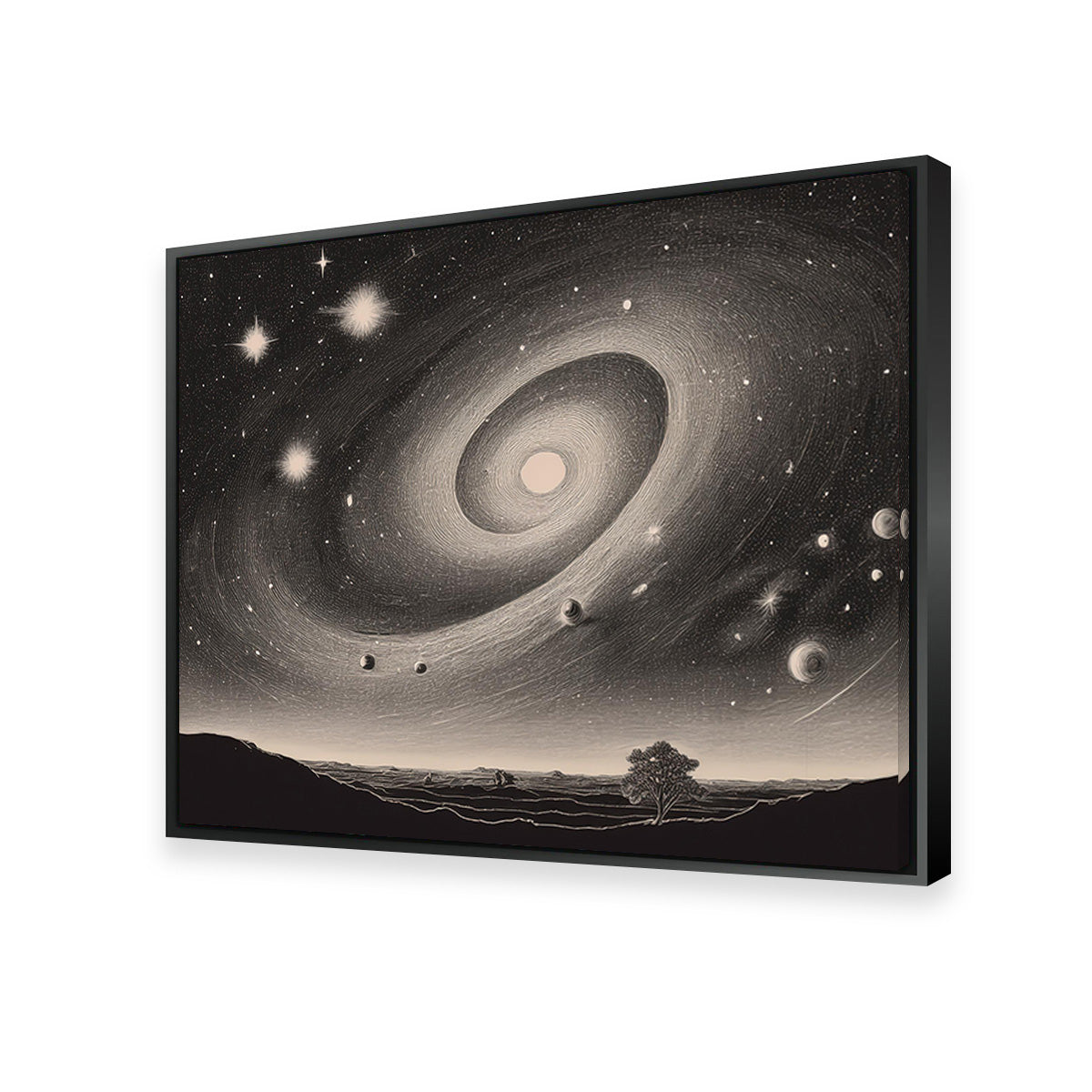 Vintage Galxy Art Wall Art