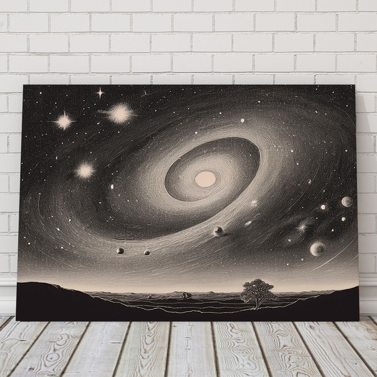 Vintage Galxy Art Wall Art