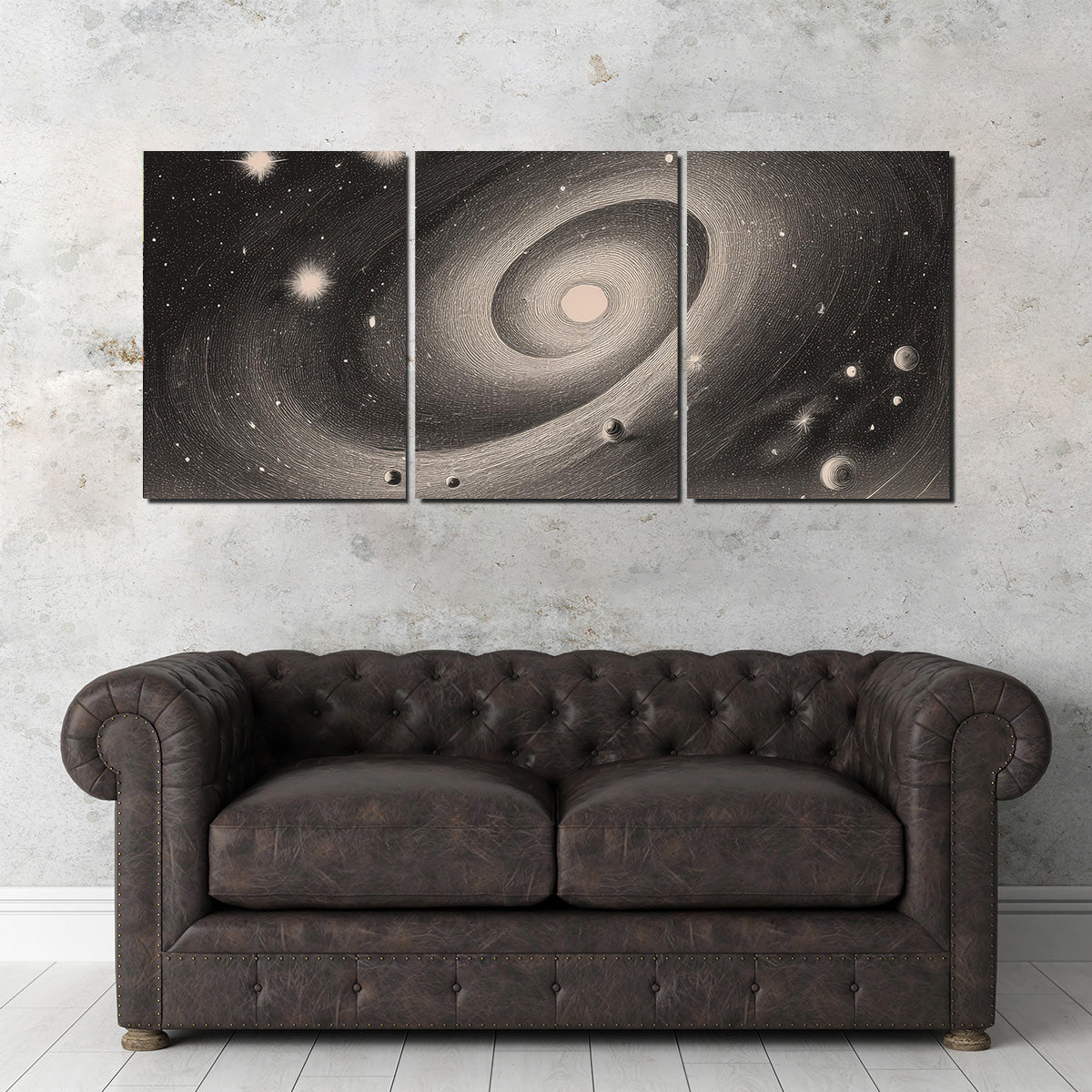 Vintage Galxy Art Wall Art
