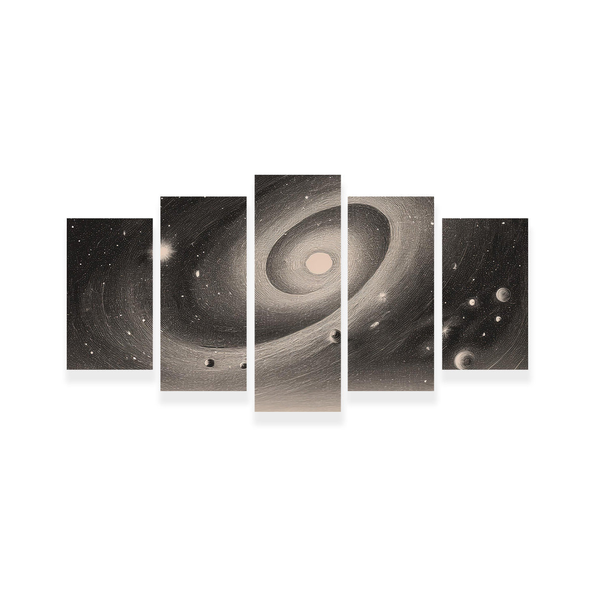 Vintage Galxy Art Wall Art