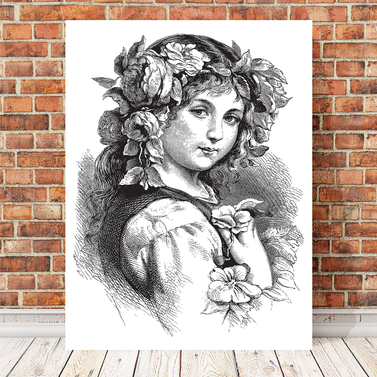 Vintage Girl Wall Art