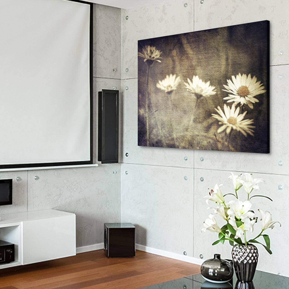 Vintage Meadow Flowers Wall Art