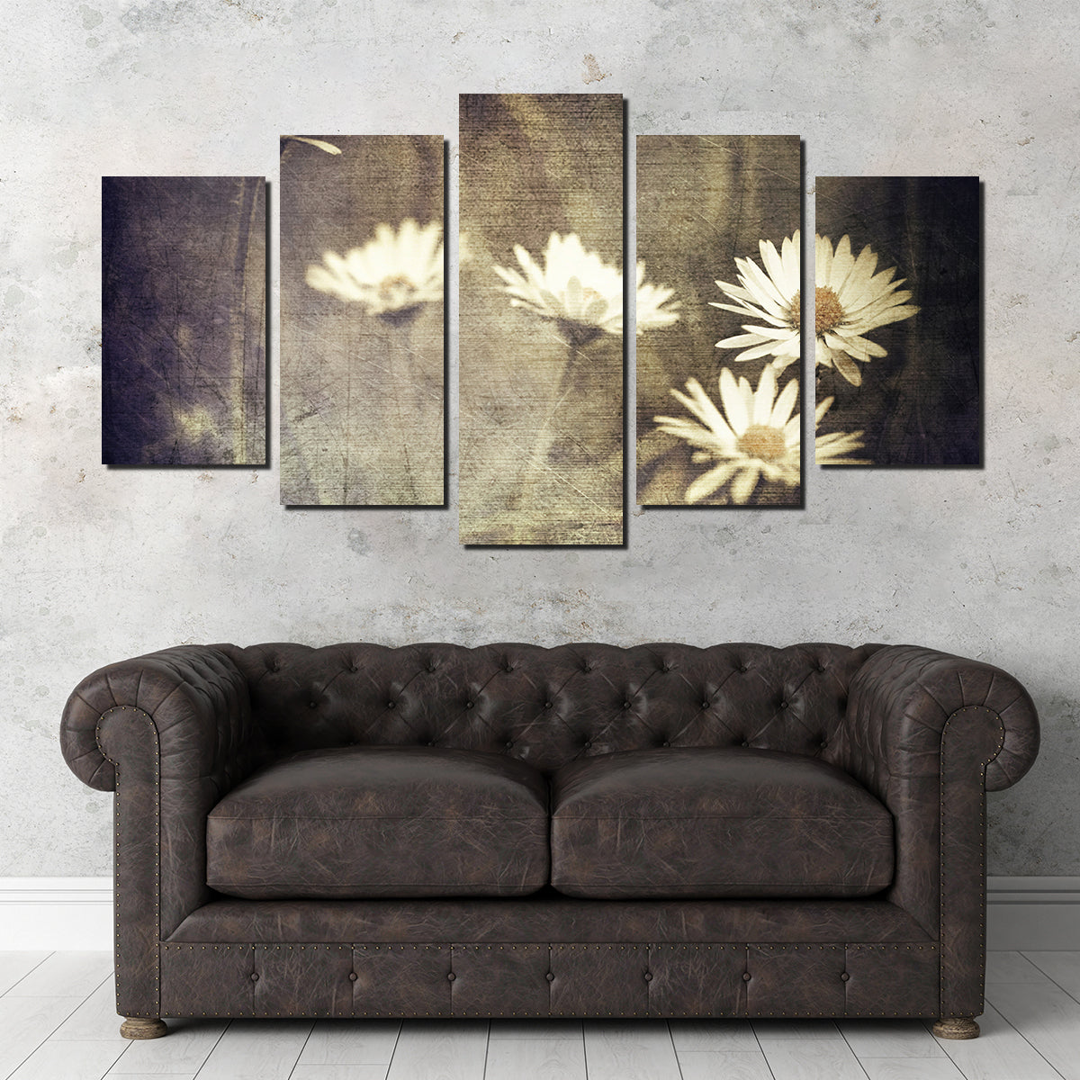 Vintage Meadow Flowers Wall Art