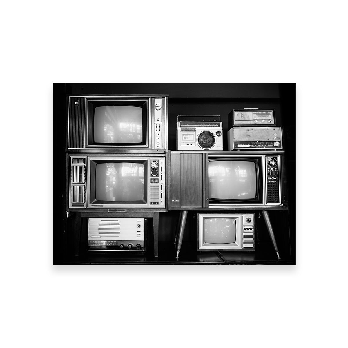 Vintage Televisions Wall Art