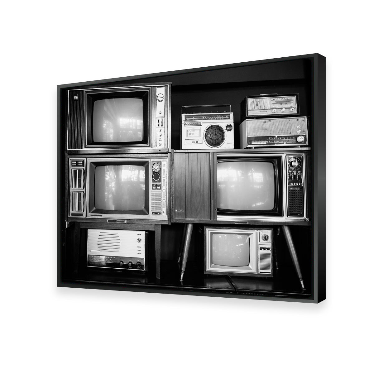 Vintage Televisions Wall Art