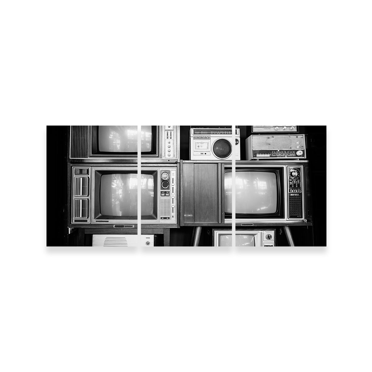Vintage Televisions Wall Art