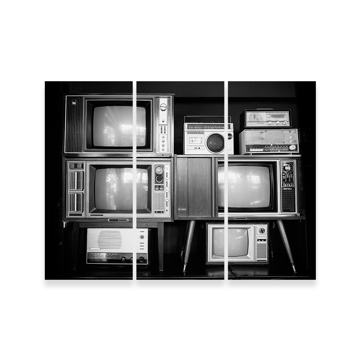 Vintage Televisions Wall Art