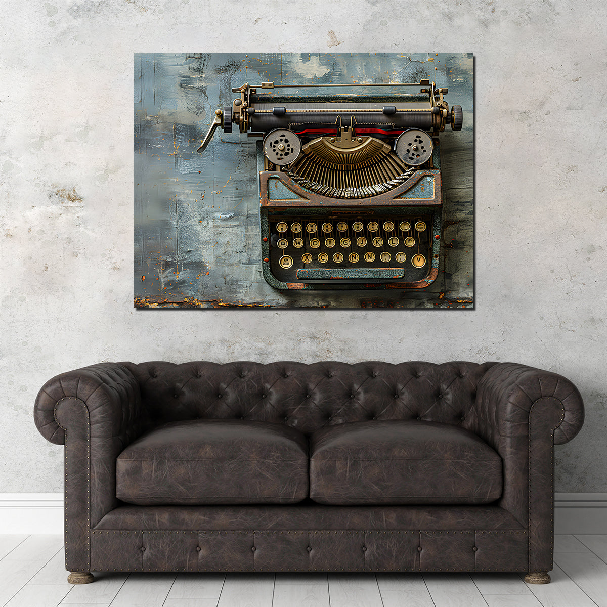 Vintage Typewriter Wall Art