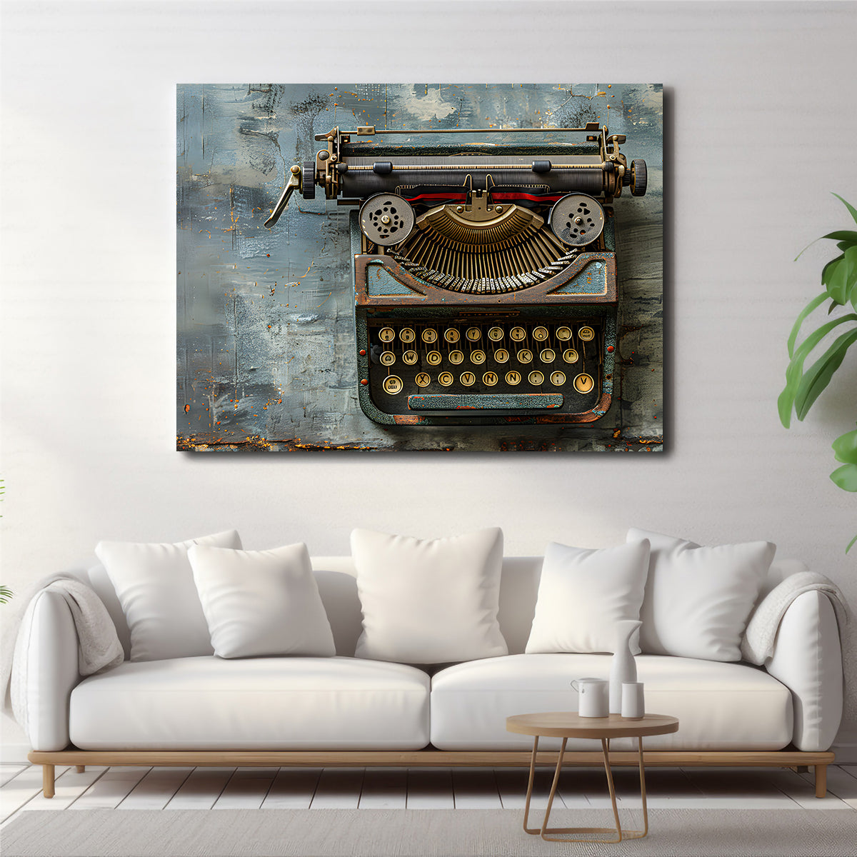 Vintage Typewriter Wall Art