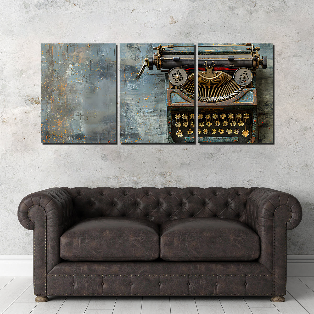 Vintage Typewriter Wall Art