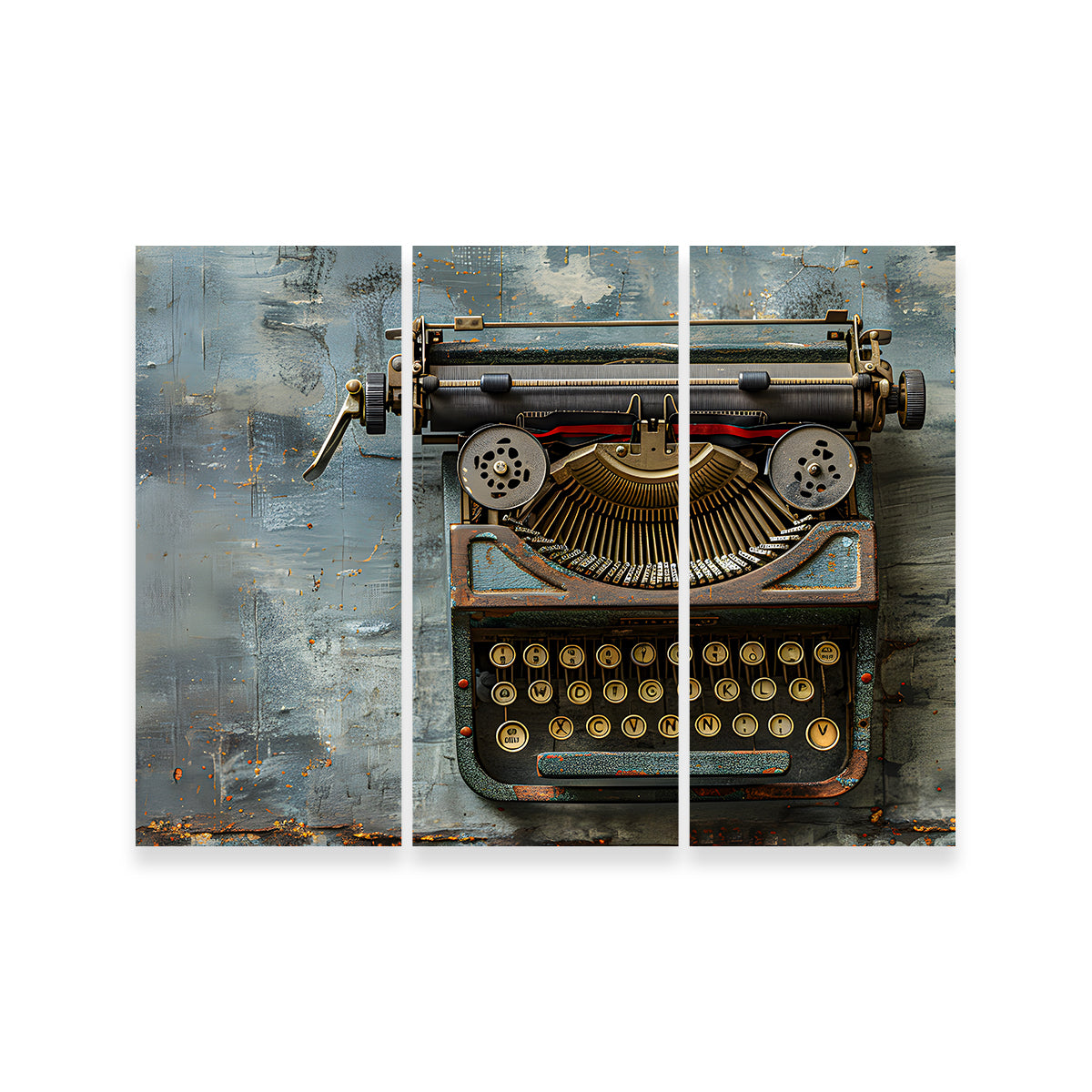 Vintage Typewriter Wall Art