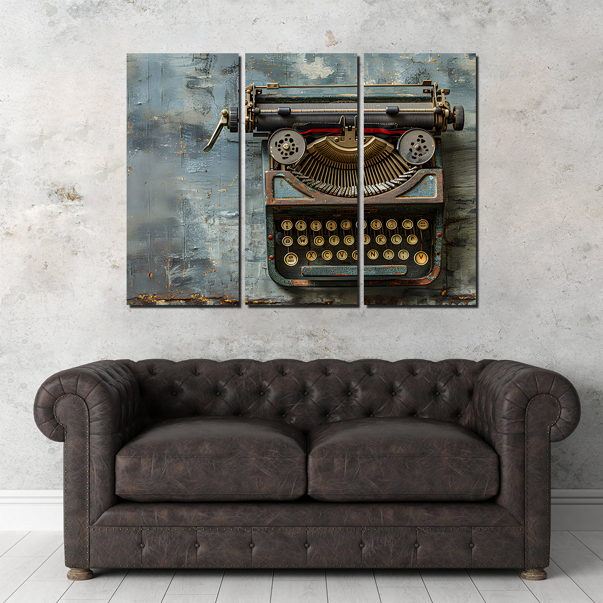 Vintage Typewriter Wall Art