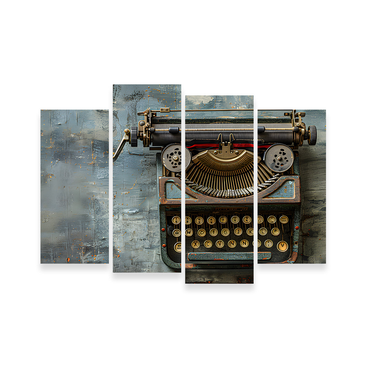 Vintage Typewriter Wall Art