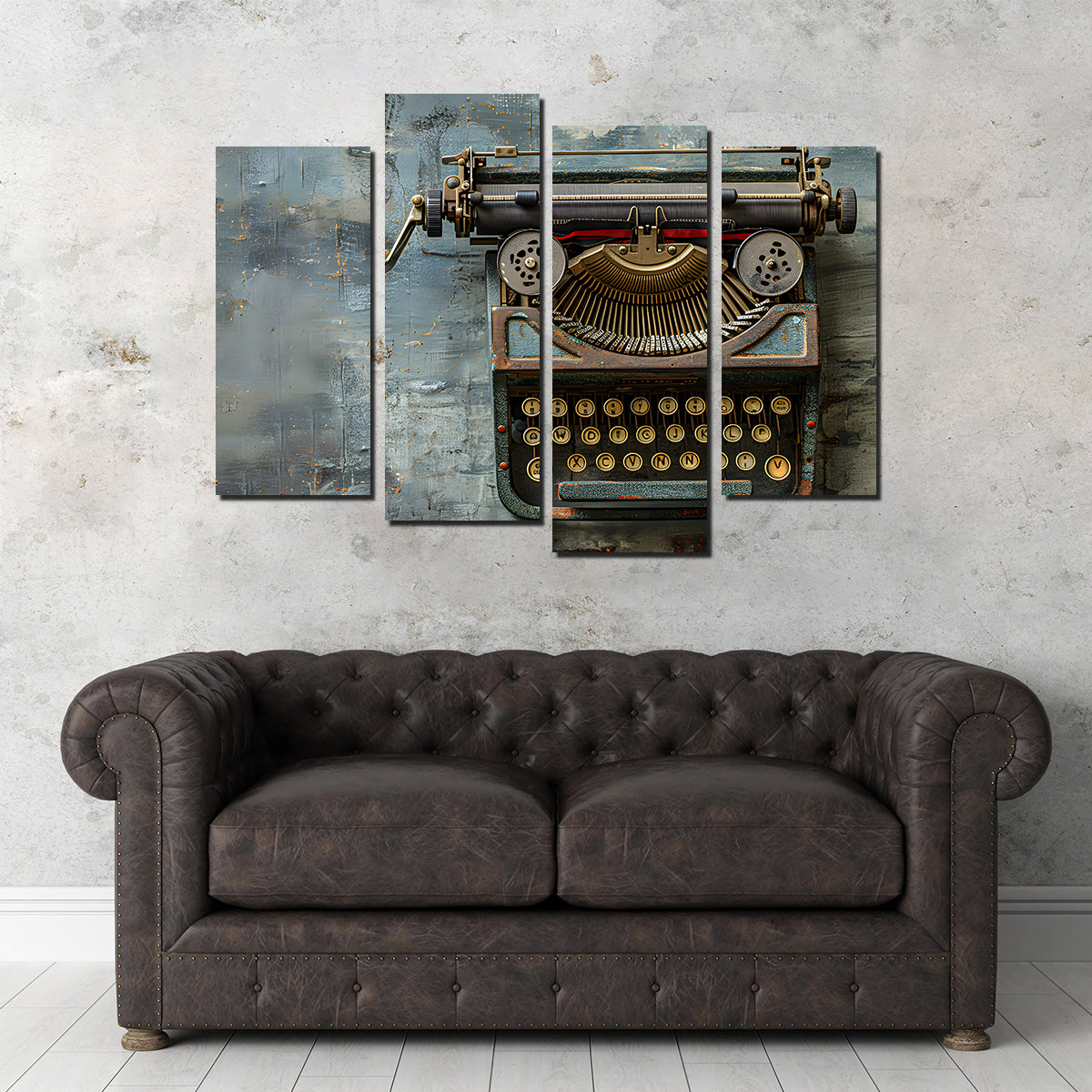Vintage Typewriter Wall Art