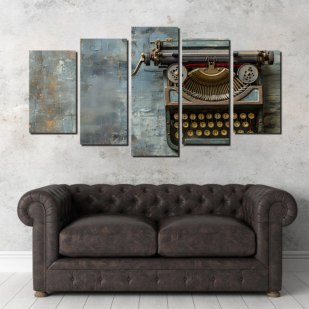Vintage Typewriter Wall Art