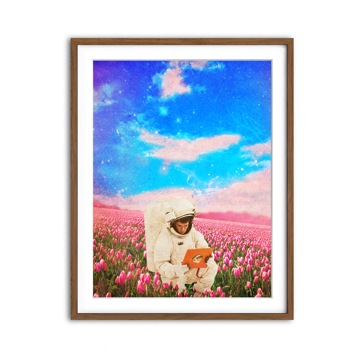 Framed Print 3x4 Walnut