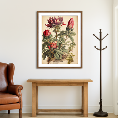 AUTO-MOCKUP ROOM | Vintage Botanical Print Series 10 Wall Art
