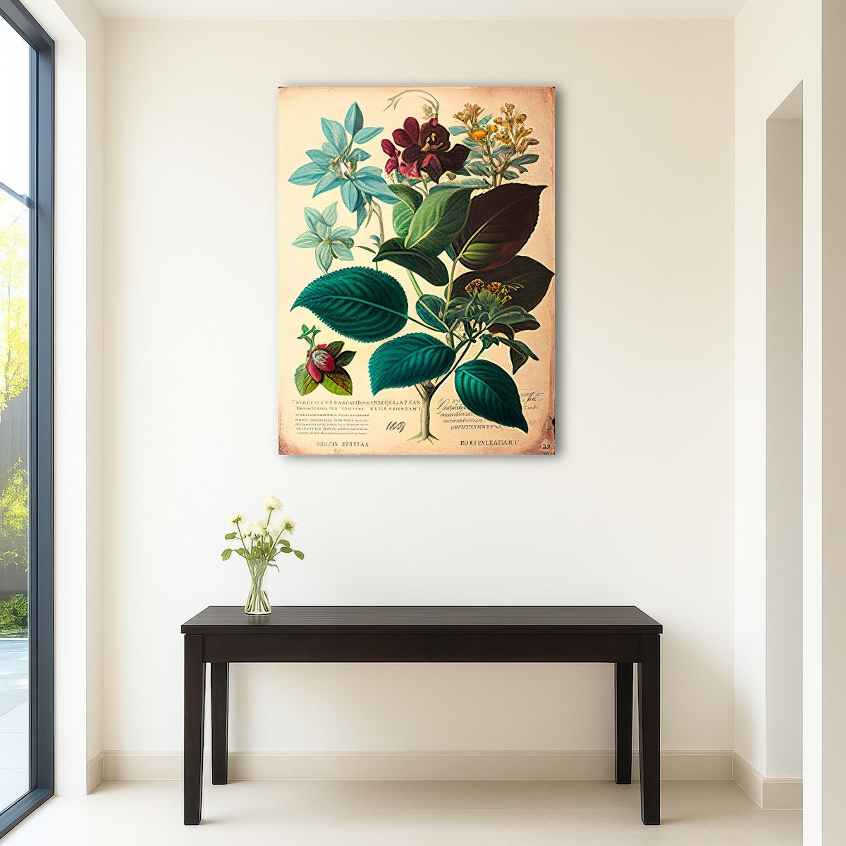 AUTO-MOCKUP ROOM | Vintage Botanical Print Series 1