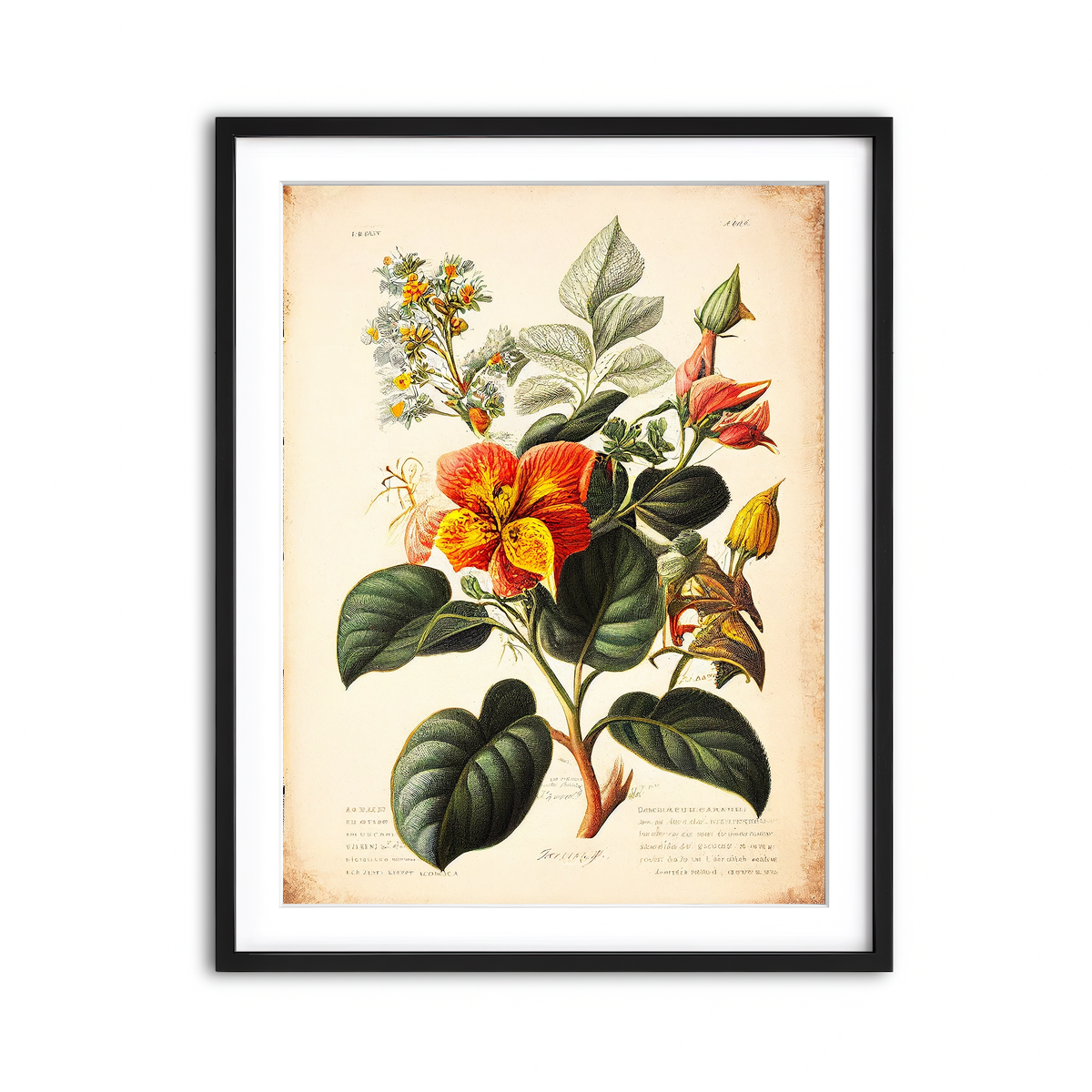 Framed Print 3x4 Black